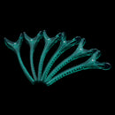 6 Pieces Blue Plastic Salon Hair Clips Hairdressing Section Clamps Hairpins Grips Styling Accessories 12cm