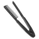 Salon Barber Hairdresser Hairdressing Styling Comb, Hair Straightener Folding V Type Comb