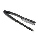 Salon Barber Hairdresser Hairdressing Styling Comb, Hair Straightener Folding V Type Comb