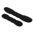 Set of 2 Pieces Hairdressing Sponge Foam Donut Hair Styling Bun Curler Maker Ring Twist Tool for Women Girls