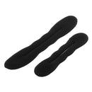 Set of 2 Pieces Hairdressing Sponge Foam Donut Hair Styling Bun Curler Maker Ring Twist Tool for Women Girls