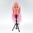 Heavy Duty Metal Cosmetology Hairdressing Mannequin Manikin Practice Training Head Holder Tripod Stand Black