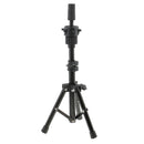 Heavy Duty Metal Cosmetology Hairdressing Mannequin Manikin Practice Training Head Holder Tripod Stand Black
