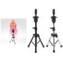 Heavy Duty Stainless Steel Cosmetology Hair Dressing Salon Wigs Mannequin Manikin Practice Head Holder Tripod Stand