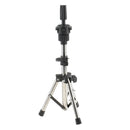 Heavy Duty Stainless Steel Cosmetology Hair Dressing Salon Wigs Mannequin Manikin Practice Head Holder Tripod Stand