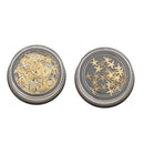 Lot Gold Nail Art Glitter Tip Sticker Kit, Glitter Spangle Slice Tips, Manicure Pedicure Decoration DIY