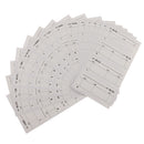 64pcs Brow Shaping Template Eyebrow Definition Grooming Kit Shaper Stencil Kit Stickers Different Types