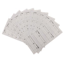 64pcs Brow Shaping Template Eyebrow Definition Grooming Kit Shaper Stencil Kit Stickers Different Types