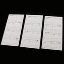 64pcs Brow Shaping Template Eyebrow Definition Grooming Kit Shaper Stencil Kit Stickers Different Types