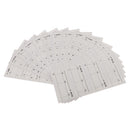 64pcs Brow Shaping Template Eyebrow Definition Grooming Kit Shaper Stencil Kit Stickers Different Types