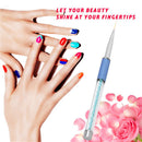 Blue Professional Ultra-thin Line Painting Drawing Dotting DIY Brush Acrylic Manicure Tips Liner Nail Art Pens