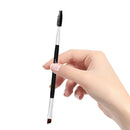 Double Sided Ended Eyebrow Shaping Angled Brush Eyelash Makeup Wand Comb