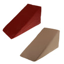 Artificial Leather Zipper Foam Wedge Pillow Elevation Cushion For Foot Legs Support Washable Cover Bedsore Relief 17x7.9x7.9