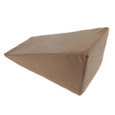 Artificial Leather Zipper Foam Wedge Pillow Elevation Cushion For Foot Legs Support Washable Cover Bedsore Relief 17x7.9x7.9