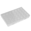 28 Slots Clear Adjustable Plastic Storage Box Empty Nail Art Tips Decorations Jewelry Gems Earrings Necklace Container Bead Case Holder Organizer