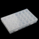 28 Slots Clear Adjustable Plastic Storage Box Empty Nail Art Tips Decorations Jewelry Gems Earrings Necklace Container Bead Case Holder Organizer
