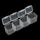 28 Slots Clear Adjustable Plastic Storage Box Empty Nail Art Tips Decorations Jewelry Gems Earrings Necklace Container Bead Case Holder Organizer
