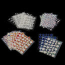 50 Sheets Colorful Flower Design 3D Nail Art Self-adhesive Stickers Decals Manicure DIY Decoration