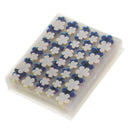 50 Sheets Colorful Flower Design 3D Nail Art Self-adhesive Stickers Decals Manicure DIY Decoration