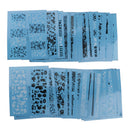 3D Cartoon Flower Lace Design Nail Art Manicure Tip Stickers Decals DIY Decor- 50 Sheets