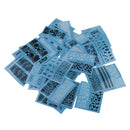 3D Cartoon Flower Lace Design Nail Art Manicure Tip Stickers Decals DIY Decor- 50 Sheets