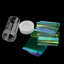 5 Pieces Nail Art Broken Glass Shattered Foils Starry Sky Decals Sticker Manicure Decoration