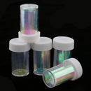 5 Pieces Nail Art Broken Glass Shattered Foils Starry Sky Decals Sticker Manicure Decoration