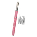 Pink Gel Design Painting Pen Nail Art Brush Set For Salon Manicure DIY Tools