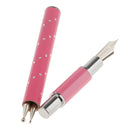 Pink Gel Design Painting Pen Nail Art Brush Set For Salon Manicure DIY Tools