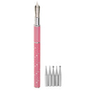 Pink Gel Design Painting Pen Nail Art Brush Set For Salon Manicure DIY Tools