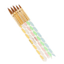 5x Nail Art DIY Design Brush Kit Painting Drawing Gel Pen Polish Manicure Pedicure Tool