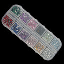 1200pcs Nail Art Crystal Decoration Rhinestone Glitter Sticker 3D Tips Diamond Gem for UV Gel Acrylic Systems 1.5mm