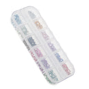 1200pcs Nail Art Crystal Decoration Rhinestone Glitter Sticker 3D Tips Diamond Gem for UV Gel Acrylic Systems 1.5mm