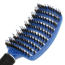 Paddle Detangling Hair Brush Curved Vented Nylon Bristle Pins Hairbrush Comb for Women Long Thick Thin Curly & Tangled Hair Random Color