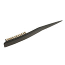 Anti-static Bristle Hair Styling Teasing Brush Natural Wood Back Comb Hairbrush for Short Thick Fine Hair 3 Rows