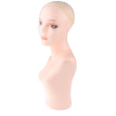 Plastic Women New Stable Female Mannequin Head Bust Make-up Wigs Hat Display Stand Manikin