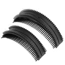 2 Piece Women Volume Increase Princess Girls Hair Combs Head Bands Pad Fluffy Hair Clips Bun Maker