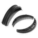 2 Piece Women Volume Increase Princess Girls Hair Combs Head Bands Pad Fluffy Hair Clips Bun Maker
