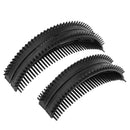 2 Piece Women Volume Increase Princess Girls Hair Combs Head Bands Pad Fluffy Hair Clips Bun Maker