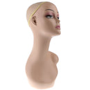 Stable Skin Lady Mannequin Head Wig Hat Jewelry Display Model Stand Manikin