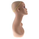 Stable Skin Lady Mannequin Head Wig Hat Jewelry Display Model Stand Manikin