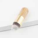 Natural Bamboo Wood Flat Top Buffer Face Foundation Loose Powder Contour Bronzer Makeup Brush Tool Dense Hair