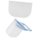 Adjustable Anti-Fog Full Face Eyes Shield With 10pcs Clear Detachable Protective Visors Plastic Film Masks