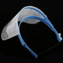Adjustable Anti-Fog Full Face Eyes Shield With 10pcs Clear Detachable Protective Visors Plastic Film Masks