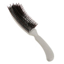 Professional Plastic Hair Brush Salon Styling Hairbrush Anti-Static Curling Long Hair Comb Frizz Free Nylon Bristle