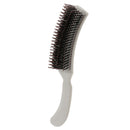 Professional Plastic Hair Brush Salon Styling Hairbrush Anti-Static Curling Long Hair Comb Frizz Free Nylon Bristle