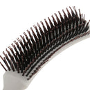 Professional Plastic Hair Brush Salon Styling Hairbrush Anti-Static Curling Long Hair Comb Frizz Free Nylon Bristle