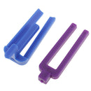 24 Pieces DIY Hairdressing Sticky Hair Styling Rollers Self Grip Holding Curler Cling Set + 50 Pieces Hair Curl Clips