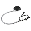 Hands Free Hair Drying Styling Stand Stainless SteelHair Dryer Holder Stand with Suction Cup 360 Degree Rotation for Table Mirror Wall