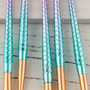 Fashion 5pcs Mermaid Cosmetic Brush Kit Face Powder Blush Foundation Eyeliner Eyebrow Eyeshadow Eyelash Lip Concealer Makeup Brushes Set